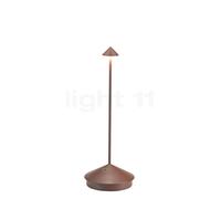 Zafferano Pina Lampada ricaricabile LED, marrone