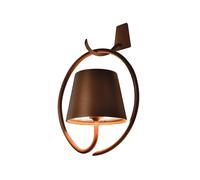 zafferano Poldina lampada a parete ricaricabile, LED, LD0689R3, Poldina Pro Poldina [Lampade per Esterni > Lampade a Parete]