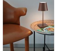 Zafferano Poldina Lampada ricaricabile LED, marrone - 30 cm