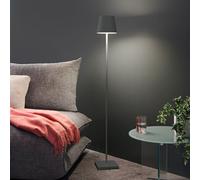 Zafferano Poldina Lampada ricaricabile LED, grigio scuro - 52/87/122 cm