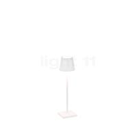 Zafferano Poldina Lampada ricaricabile LED, bianco - 27,5 cm