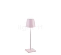Zafferano Poldina Lampada ricaricabile LED, rosa - 38 cm , articolo di fine serie