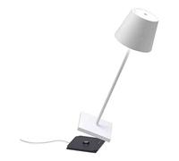 Zafferano Poldina Lampada ricaricabile LED, bianco - 38 cm
