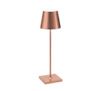 Zafferano Poldina Lampada ricaricabile LED, rame - 38 cm