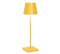 ZAFFERANO Poldina Pro Lampada Da Tavolo ricaricabile ocra