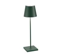 Zafferano Poldina Lampada ricaricabile LED, verde - 38 cm