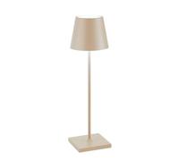 Zafferano Poldina Lampada ricaricabile LED, sabbia - 38 cm