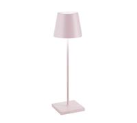 Lampada a led da tavolo Poldina Pro Rosa ricaricabile e dimmerabile