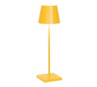 ZAFFERANO Poldina Pro Lampada Da Tavolo ricaricabile ocra