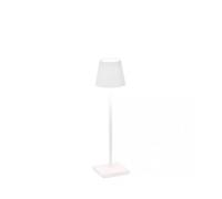 ZAFFERANO Poldina PRO Micro Lampada da Tavolo Bianco Bianco