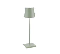 Zafferano Poldina Pro Verde Salvia - Lampada da Tavolo in Alluminio H38