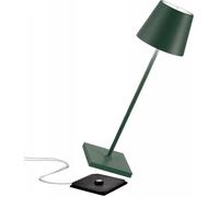 Zafferano Poldina Lampada ricaricabile LED, verde - 38 cm