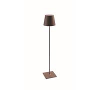 ZAFFERANO Poldina PRO XXL Lampada da Terra/Tavolo Corten Marrone