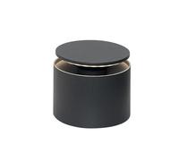 Zafferano, Push-Up, Lampada da Tavolo Ricaricabile e Senza Fili con Controllo Touch, Utilizzabile anche come Lampada da Esterni, Dimmer, 2200-3000 K, Altezza 80-100 cm, Colore Grigio Scuro