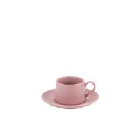 Zafferano S.R.L. Levante, tazzina caffè con piattino rosa antico 8 cl Levante, tazzina caffè con piattino rosa antico 8 cl