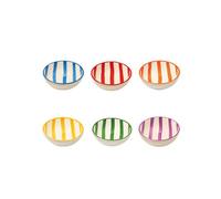 Zafferano S.R.L. Lido, set 6 ciotole righe colori assortiti Ø 13 cm Lido, set 6 ciotole righe colori assortiti Ø 13 cm