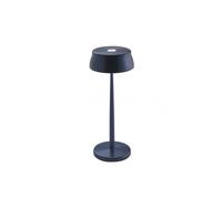 Zafferano S.R.L. Sister light, lampada ricaricabile da tavolo - blu anodizzato Sister light, lampada ricaricabile da tavolo - blu anodizzato