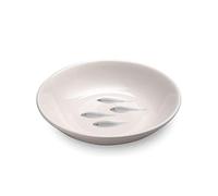 Zafferano Serie Mannaggia Li Pescetti Piatto Fondo in Porcellana, Diametro 222 mm, Decoro Pesci Grigio, Confezione 6 Pezzi