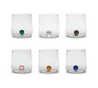 ZAFFERANO SET 6 BICCHIERI ACQUA 44 CL IN VETRO BOROSILICATO - BILIA