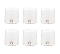 ZAFFERANO SET 6 BICCHIERI ACQUA 44 CL IN VETRO BOROSILICATO - BILIA