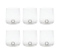 ZAFFERANO SET 6 BICCHIERI ACQUA 44 CL IN VETRO BOROSILICATO - BILIA