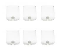ZAFFERANO SET 6 BICCHIERI ACQUA 44 CL IN VETRO BOROSILICATO - BILIA