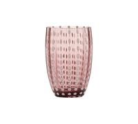 Zafferano Set 6 perle Tumbler bicchiere d'acqua ametista