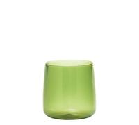 Zafferano Set di 6 bicchieri No Bilia in vetro borosilicato soffiato a mano, colore verde, design elegante e resistente, per tavolo moderno e versatile