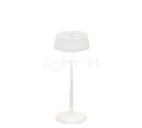 Zafferano Sister Light Lampada ricaricabile LED, bianco lucido - 33 cm