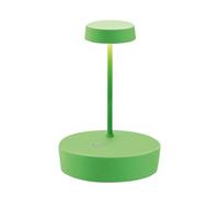 Zafferano. Swap Mini, Lampada da Tavolo Ricaricabile e Senza Fili con Controllo Touch, Adatta per Salotto ed Esterni, Dimmer, 2700 K, Altezza 14,8 cm, Colore Verde Mela