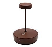 Lampada a led da tavolo Swap mini pro Corten ricaricabile e dimmerabile