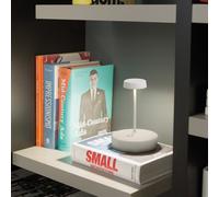 Lampada a led da tavolo Swap mini pro Bianco ricaricabile e dimmerabile