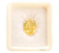Zaffiro giallo Ceylon non trattato certificato Pukhraj naturale 4,40 carati 5,25 Ratti AAA++, gemma per uomini e donne - AMZ15243, piccolo, pietra preziosa, Small, Pietra preziosa