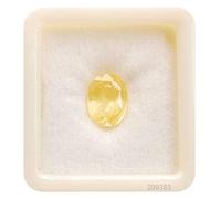 Zaffiro giallo Pukhraj naturale di qualità AA++, 10,25 ratti/9,70 carati, non riscaldato e non trattato, piccolo, pietra preziosa, Small, Pietra preziosa