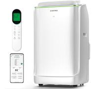 ZAFRO - Condizionatori d'aria portatili da 16.000 BTU, ultra silenziosi (41 dB), AC portatile con raffreddamento senza drenaggio, timer 24 ore con modalità di applicazione, telecomando/freddo,