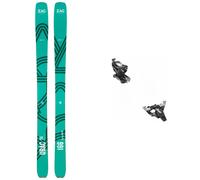 Zag - Sci da scialpinismo - Pack Ubac 95 Lady 2026 in Legno - Verde