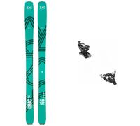 Zag - Sci da scialpinismo - Pack Ubac 95 Lady 2026 per Donne in Legno - Verde