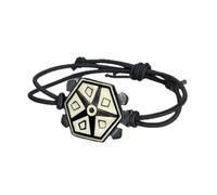 ZAG STORE - Miraculous Ladybug - Bracciale Carapace Transformation, 38mm x 26mm, Acciaio inossidabile