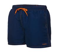 Zagano Adam Lipski 5108 - Costume da bagno da uomo, pantaloni da nuoto, pantaloncini da bagno, da spiaggia, boxer da uomo, pantaloncini corti, pantaloni da allenamento, da spiaggia, blu navy, XXXXXL