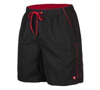 Zagano, costume da bagno da uomo, a pantaloncino da bagno, da uomo, da nuoto, da surf, da uomo, lungo, S-6XL, prodotto nell'UE, Nero , XXXXXXL