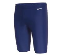 ZAGANO Costume da Bagno Lungo da Uomo Estremamente Resistente Aderente, Jammers, Comodi Pantaloni da Nuoto Aderenti, 2386, Blu Scuro, M