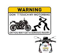 ZAGARO Avviso di Contatto con la Moto, Adesivo per Moto | Divertenti Adesivi antifurto in PVC per Moto | Adesivi per paraurti AntiGraffio per scuole, parchi, Strade, comunità, parcheggi