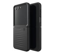 ZAGG Bridgetown - Custodia rinforzata con grafene per Samsung Galaxy Z Flip 5 [6,7 pollici], protezione con cerniera, compatibile con caricabatterie wireless, antiurto, colore nero