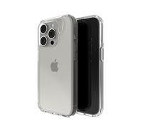 ZAGG Crystal Palace Custodia protettiva per Apple iPhone 15 Pro, caduta da 13 piedi, ricarica wireless, grafene, presa migliorata, trasparente