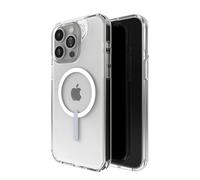 ZAGG Crystal Palace Snap - Custodia rinforzata con grafene per iPhone 15 Pro Max [6,7 pollici], compatibile con MagSafe, anti-ingiallimento, antiurto, cover posteriore per telefono (trasparente)