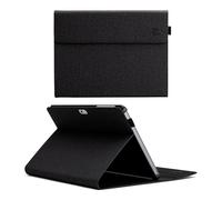 ZAGG Custodia a libro per Microsoft Surface Go 4/3, leggera, elegante, con supporto e supporto per pennino, testata per cadute da 1 m, colore: nero
