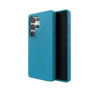 ZAGG Custodia per Samsung Galaxy S25 Ultra di lusso - Protezione contro le cadute da 3 m, ecologica, compatibile con la ricarica wireless, design sottile e leggero, motivo ondulato per