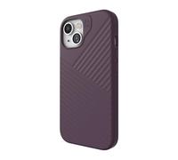 ZAGG Denali - Custodia a scatto per iPhone 15, protezione dalle cadute (5 m), custodia per cellulare testurizzata a doppio strato, design antiscivolo, custodia MagSafe, viola