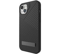 ZAGG Denali - Custodia protettiva a scatto per Apple iPhone 15 Plus/iPhone 14 Plus, cavalletto, compatibile MagSafe, ricarica wireless, grafene, design sottile, doppio strato, nero