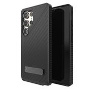 ZAGG Denali KS Custodia Rinforzata in Grafene con Cavalletto per Samsung Galaxy S25 Ultra [6,8"], Doppio Strato Protettivo, Cover Antiurto (Nero)